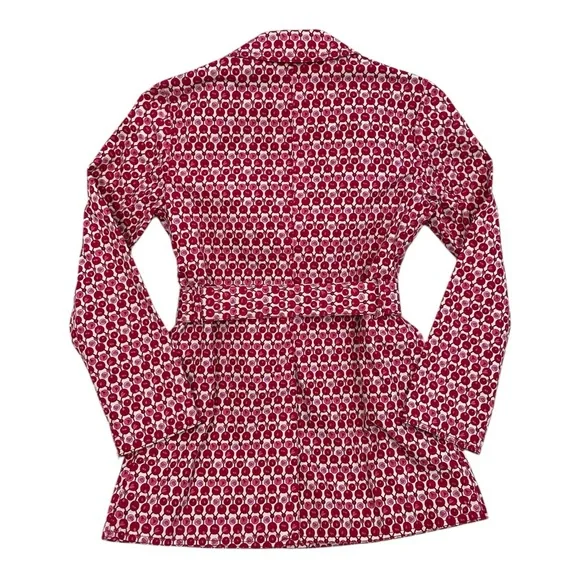 Gap 2006 Belted Trench Coat Roses - Size XS - Picture 7 of 8